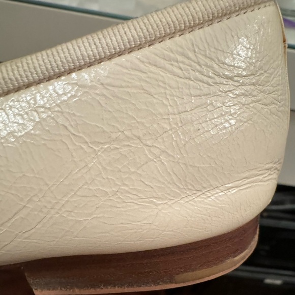 Chanel ballet flat Aged crinkled calfskin leather white/cream 38 - Picture 7 of 9
